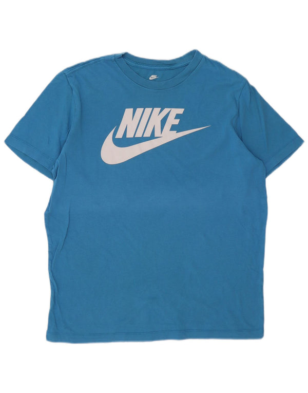Camiseta Nike Hombre Graphic Top Azul Medio