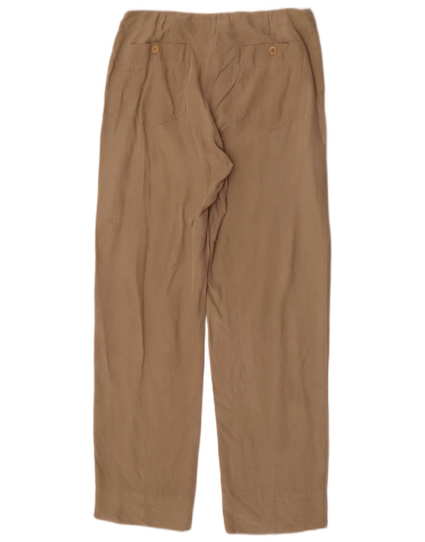 Hobbs Pantalones Chinos Rectos para Mujer UK 10 Small W26 L29 Seda Beige
