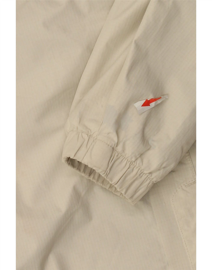 The North Face Chaqueta impermeable con capucha para mujer UK 44 Medium Beige Nylon