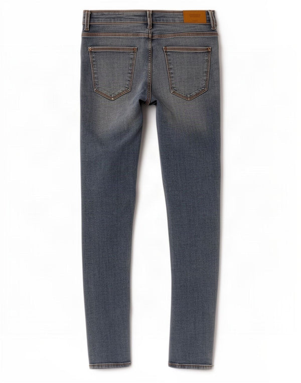 Zara Vaqueros pitillo desgastados Trafaluc para mujer EU 38 Small W28 L29 Azul