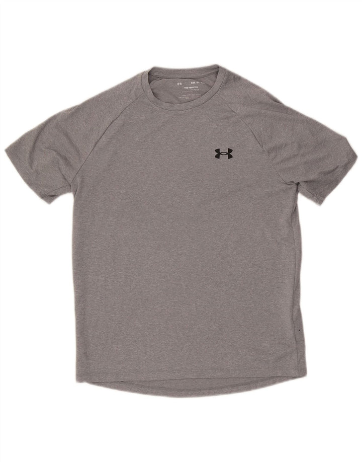 Camiseta Under Armour Hombre Top Small Gris Poliéster