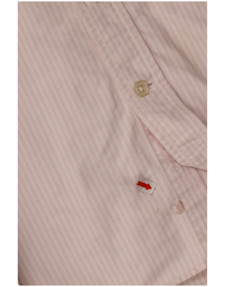 GANT Camisa Regular Fit XL De Algodón Con Rayas Pintadas Rosa Hombre
