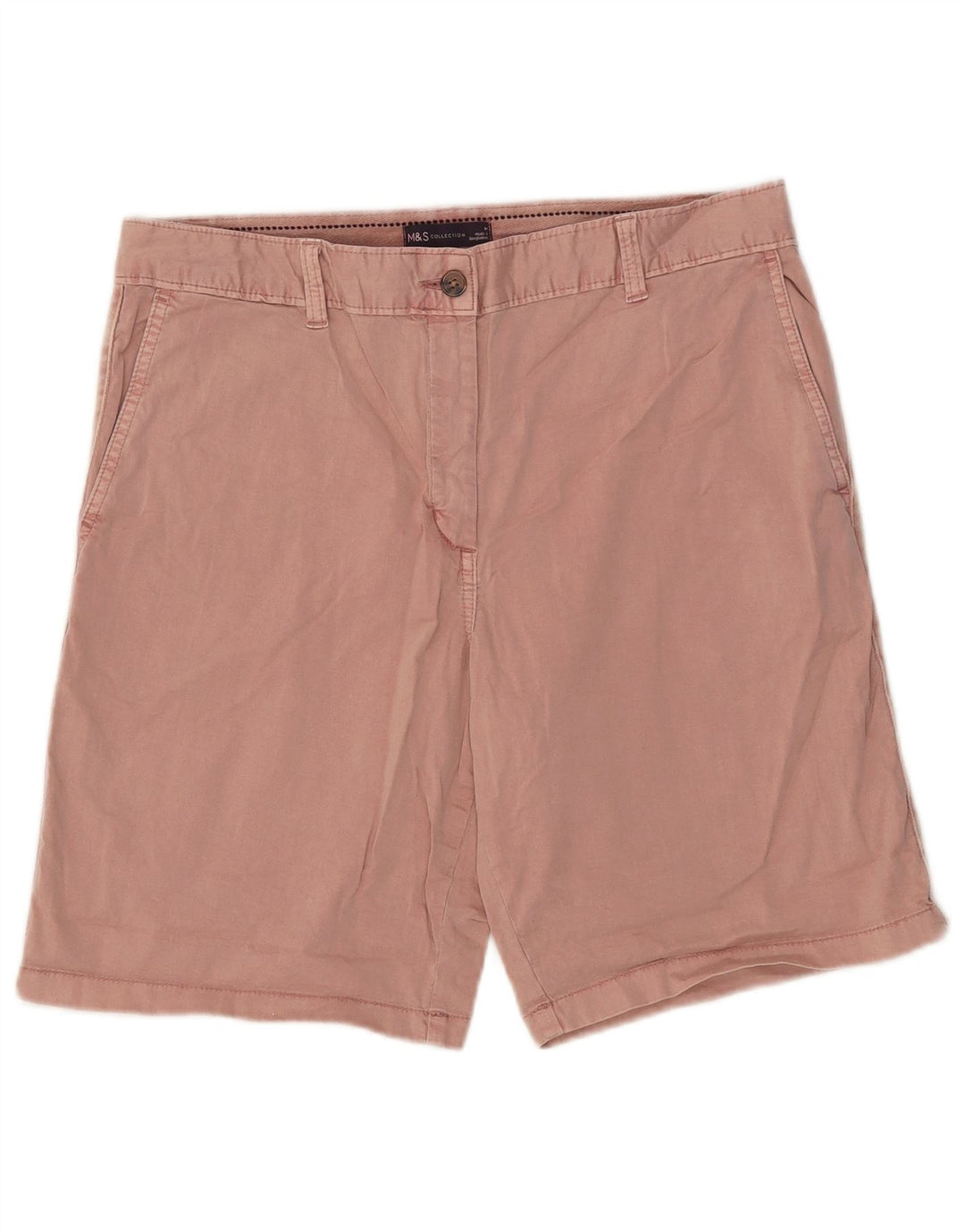 Marks & Spencer Pantalones cortos chinos para mujer UK 14 Large W34 Rosa