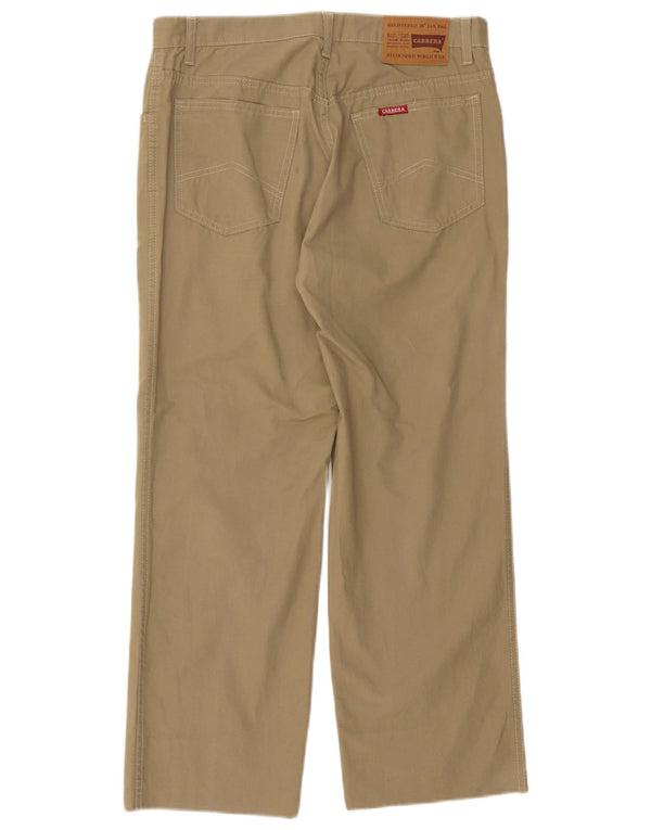 Carrera Pantalones casuales rectos para hombre IT 50 Large W34 L28 Algodón caqui