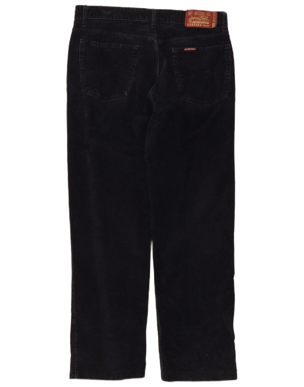 Pantalones Carrera Recto De Pana Para Hombre W34 L28 Algodón Azul Marino
