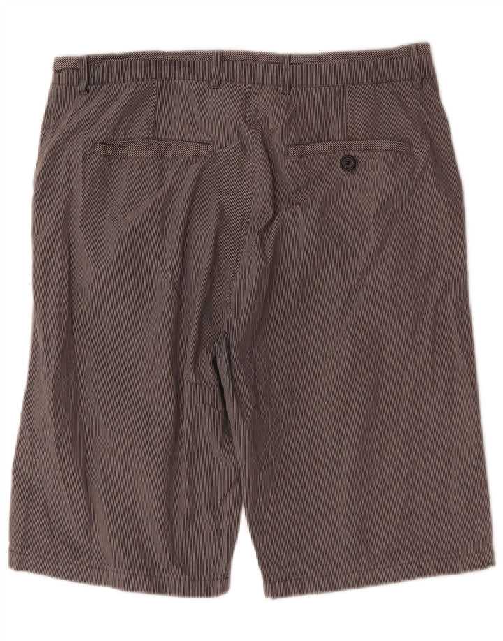 Ted Baker Pantalones cortos chinos para hombre W36 Algodón gris a rayas grandes