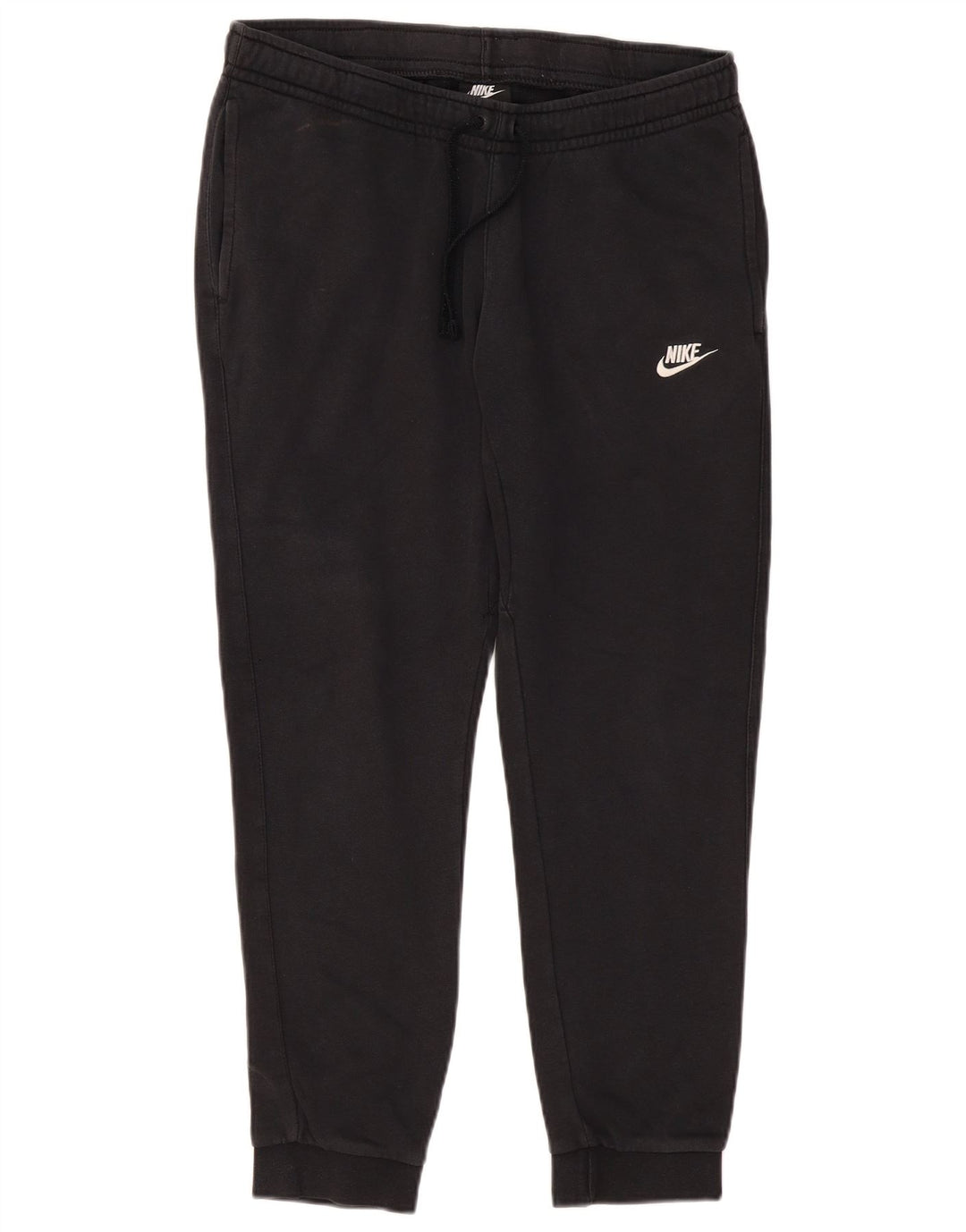 NIKE Hombre Pantalones de Chándal Joggers Large Negro Algodón
