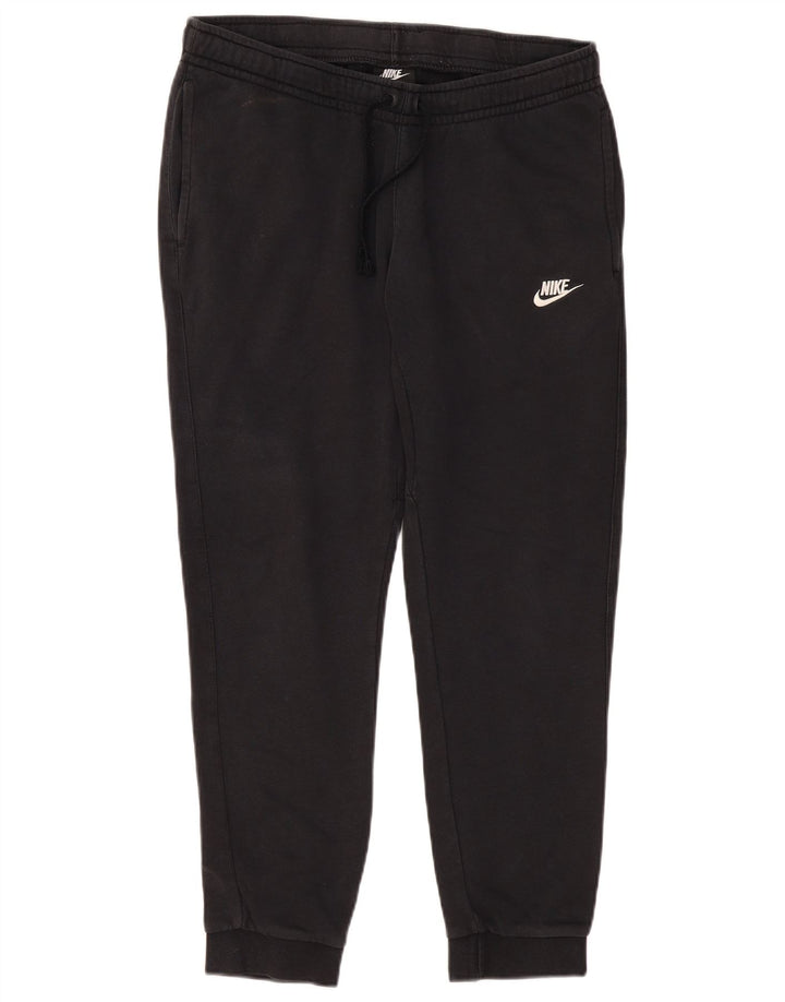 NIKE Hombre Pantalones de Chándal Joggers Large Negro Algodón