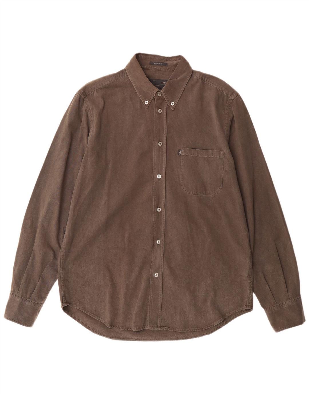 Marlboro Classics Camisa Regular Fit Hombre XL Algodón Marrón