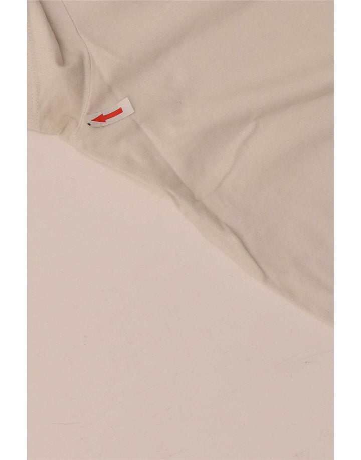 Levi's Camiseta para mujer Top UK 12 Medium White Cotton