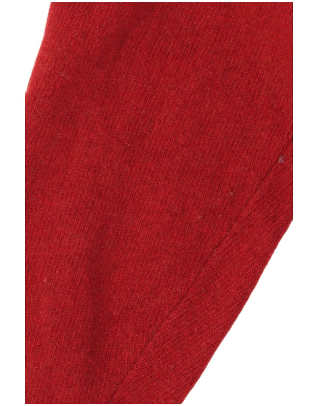 Benetton Cárdigan Extragrande De Mujer UK 44 Lana De Rayas Roja Mediana