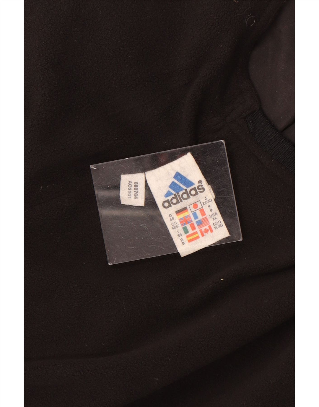 ADIDAS Hombre Climashell Sin Mangas Jersey Chándal Top UK 48/50 XL Negro