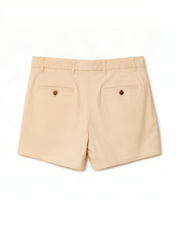 Zara Pantalones cortos chinos para mujer EU 38 Small W28 Blanco