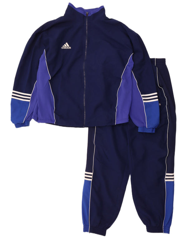 Adidas Chándal completo para hombre UK 48/50 XL Azul marino Colorblock Poliéster