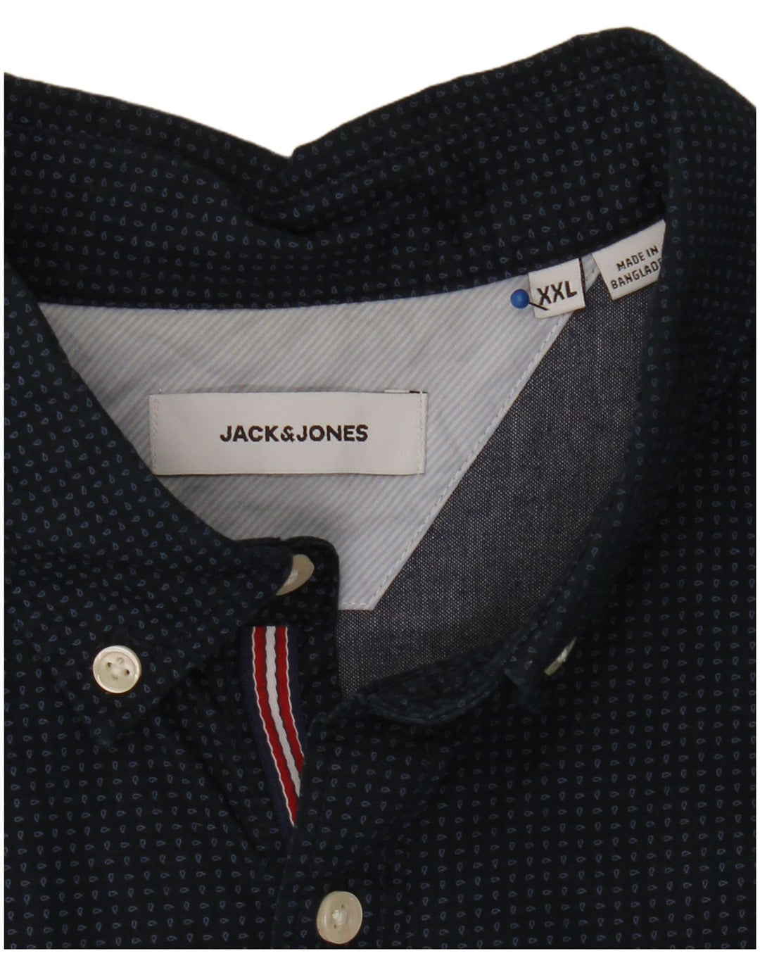 Camisa Jack & Jones Hombre 2XL Azul Marino Paisley