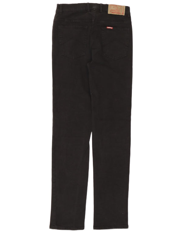 Carrera Mens 700 Regular Straight Jeans IT 46 Pequeño W31 L34 Algodón Negro