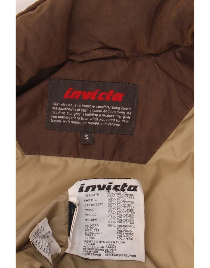 Invicta Abrigo acolchado extragrande para mujer UK 10 Small Marrón Poliamida