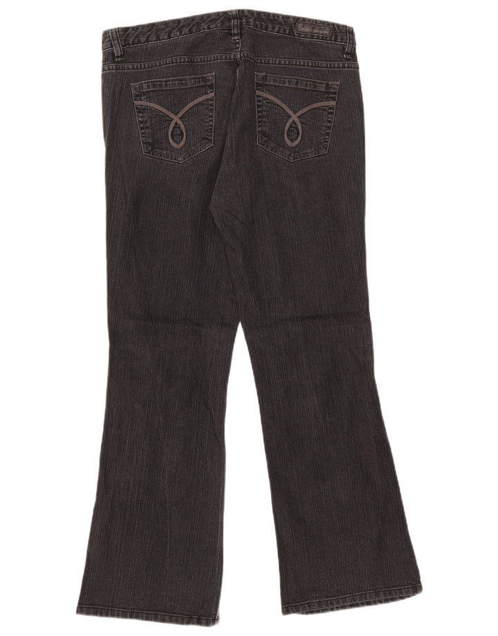 CALVIN KLEIN Vaqueros Ultimate Bootcut para mujer W31 L28 Algodón negro