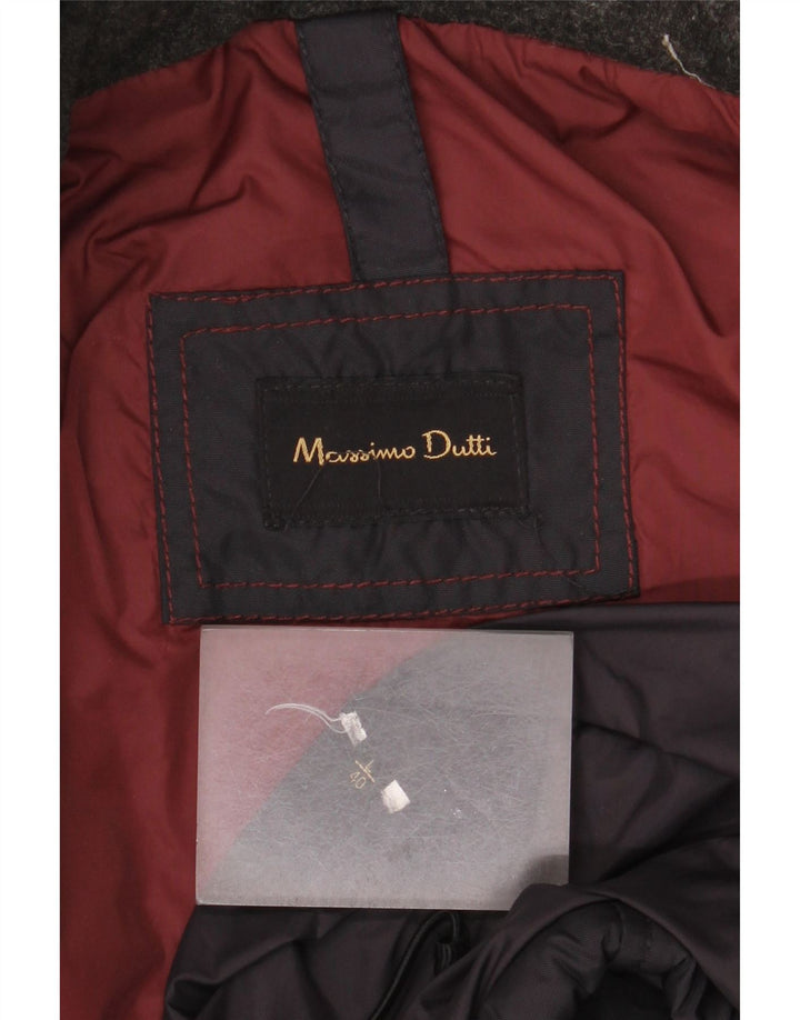 Massimo Dutti Chaqueta Acolchada Hombre UK 40 Large Negro