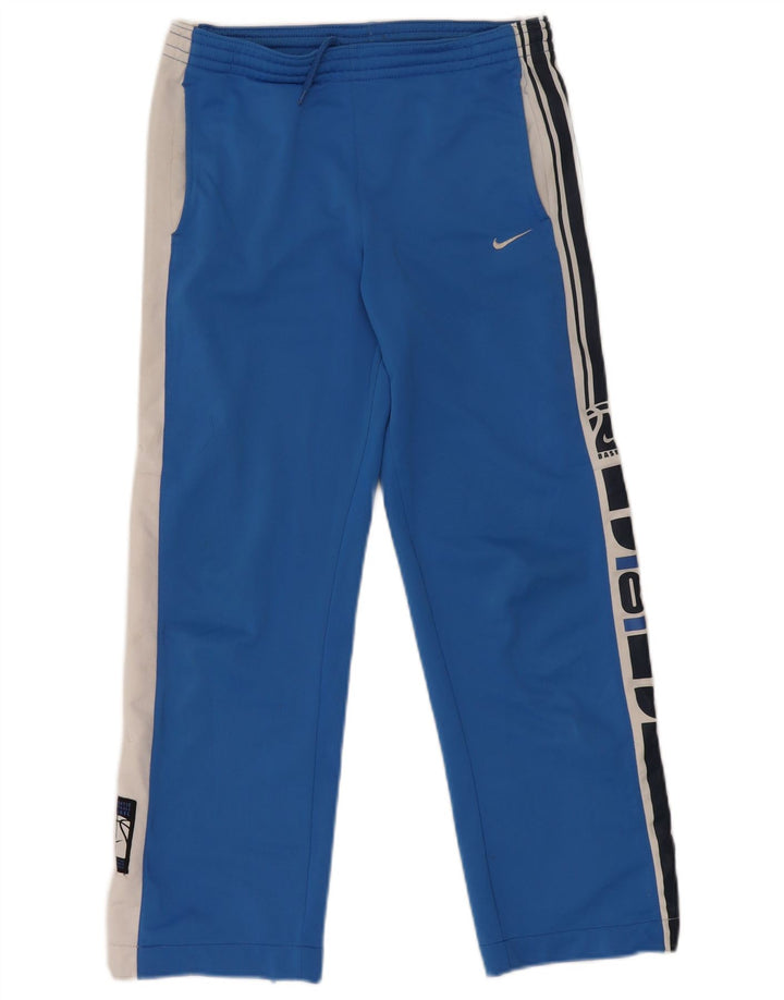 NIKE Pantalones de chándal gráficos para niños 10-11 años Azul Medio Colorblock