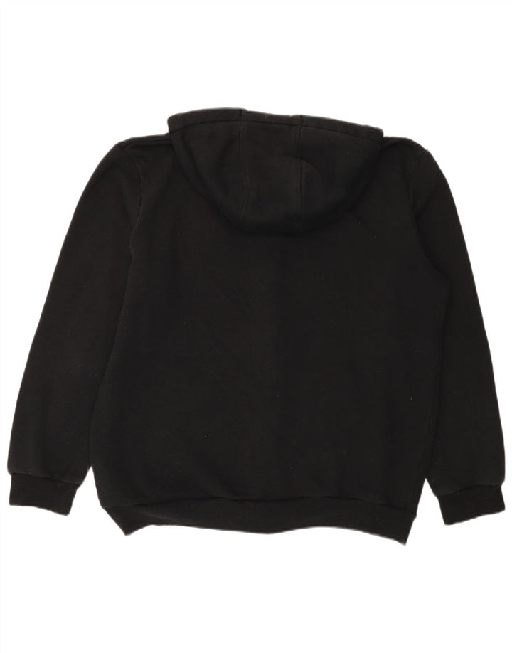 Fila Sudadera con capucha y cremallera gráfica para hombre XL Poliéster negro