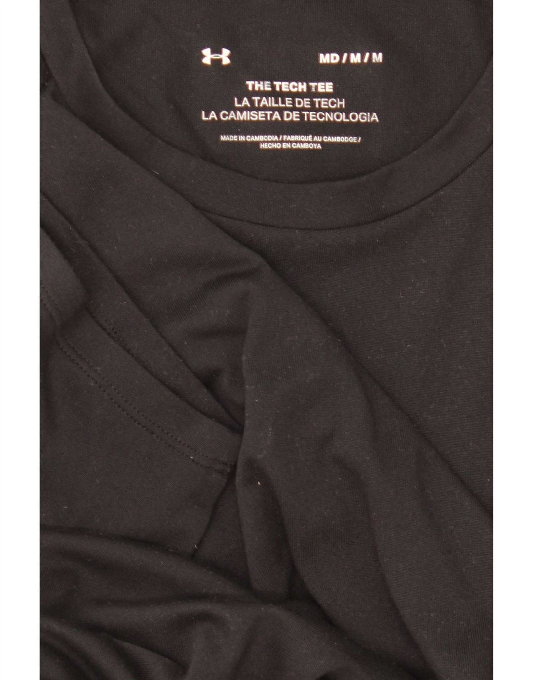 Camiseta de Hombre Under Armour Talla Mediana Negra