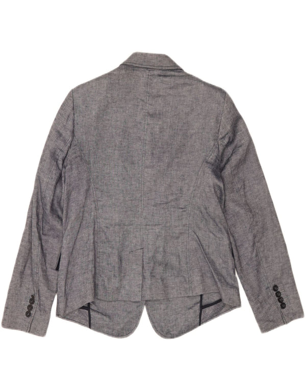 Marks & Spencer Chaqueta Blazer Autograph para Mujer UK 44 Grande Azul Marino