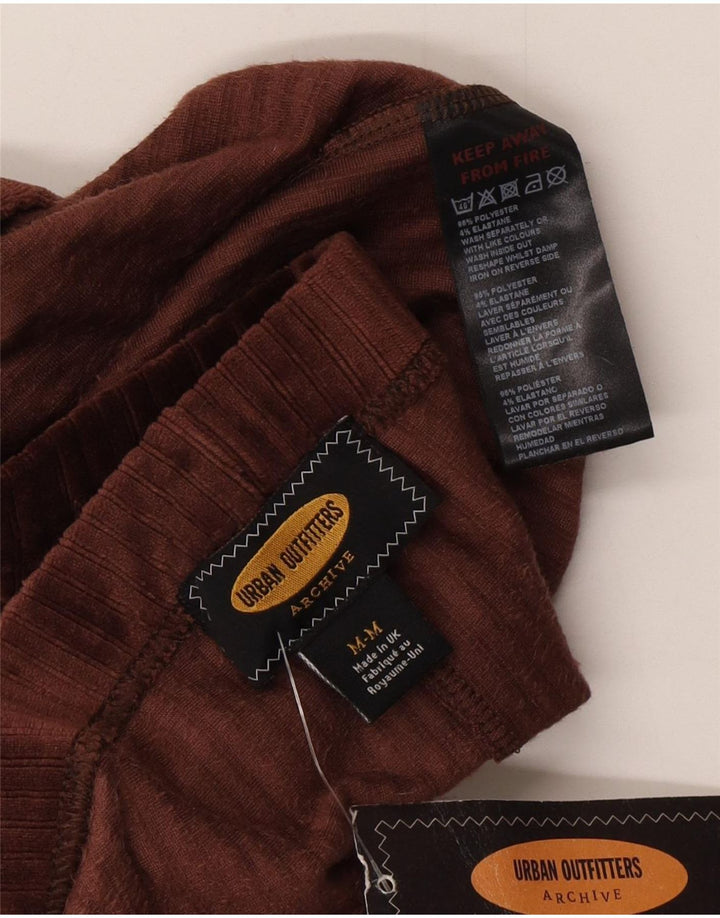 Leggings acampanados para mujer Urban Outfitters UK 44 Poliéster marrón medio