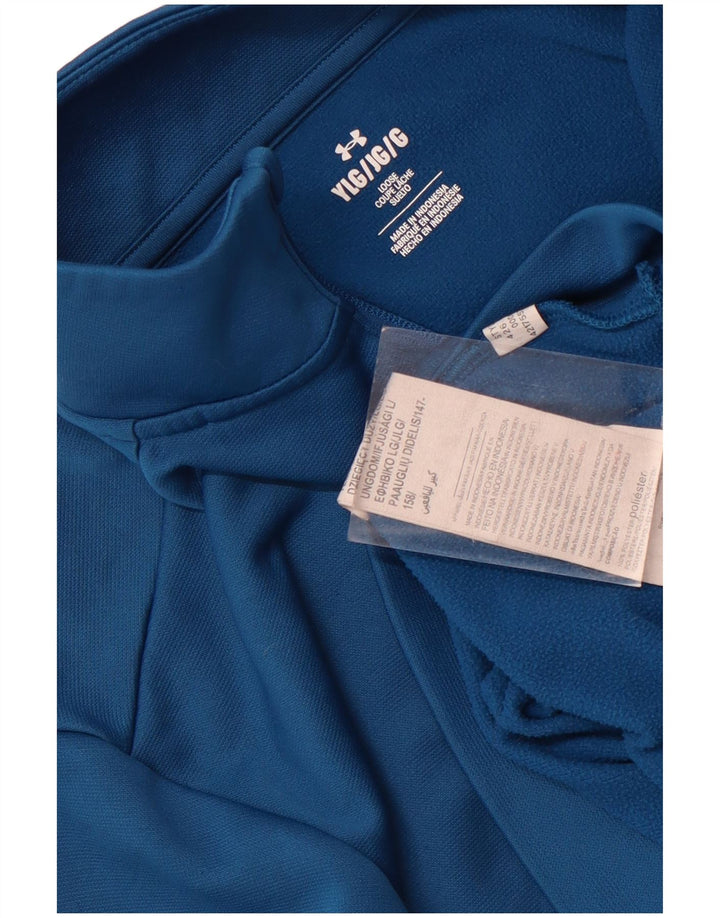 Under Armour Sudadera holgada para niños de 11 a 12 años, talla grande, azul