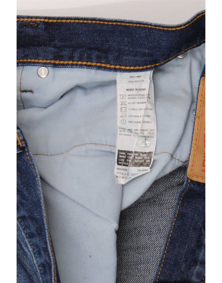 Vaqueros Levi's Hombre Slim W36 L34 Algodón Azul