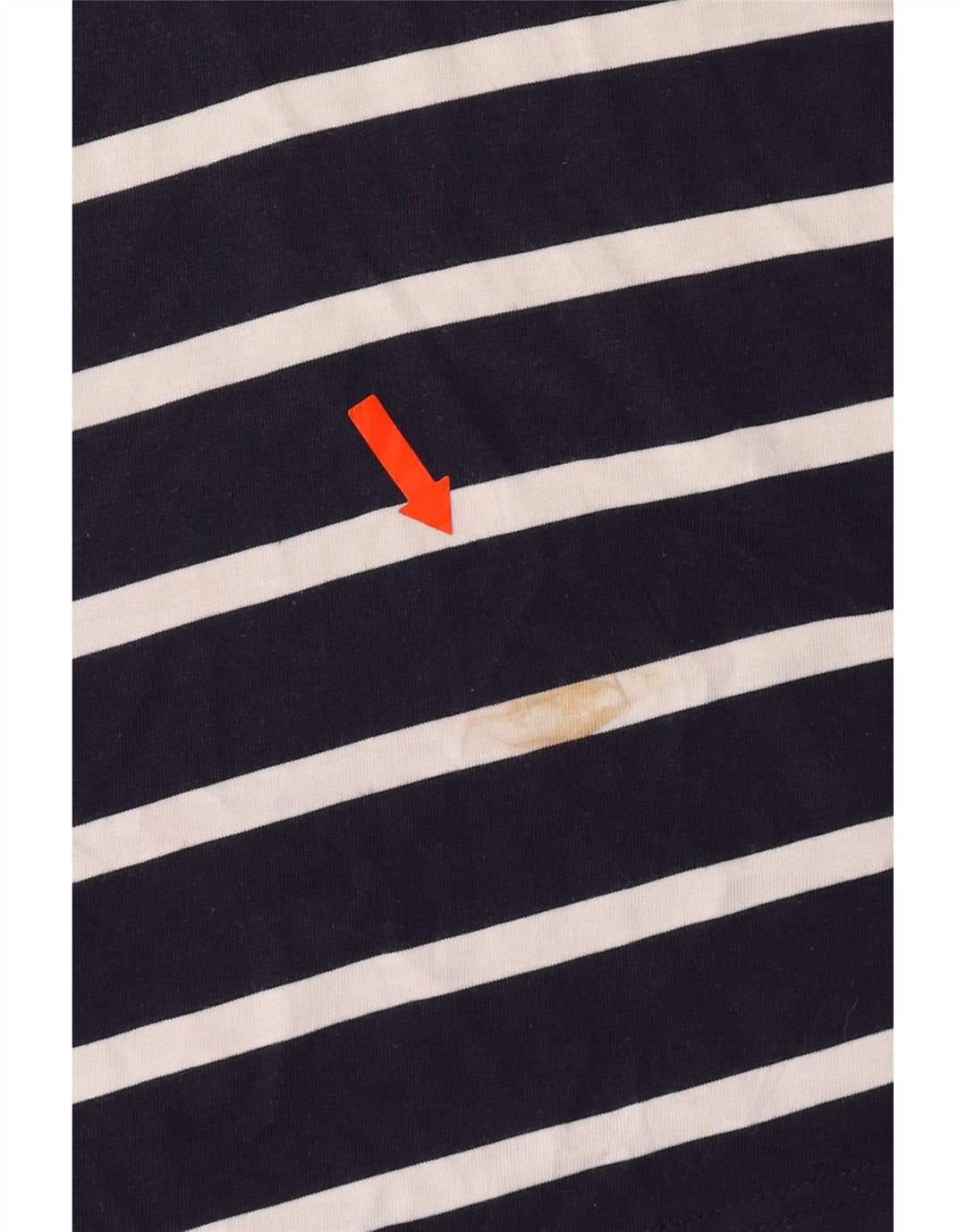 GANT Mens T-Shirt Top Small Navy Blue Striped Cotton Vintage Gant and Second-Hand Gant from Messina Hembry 