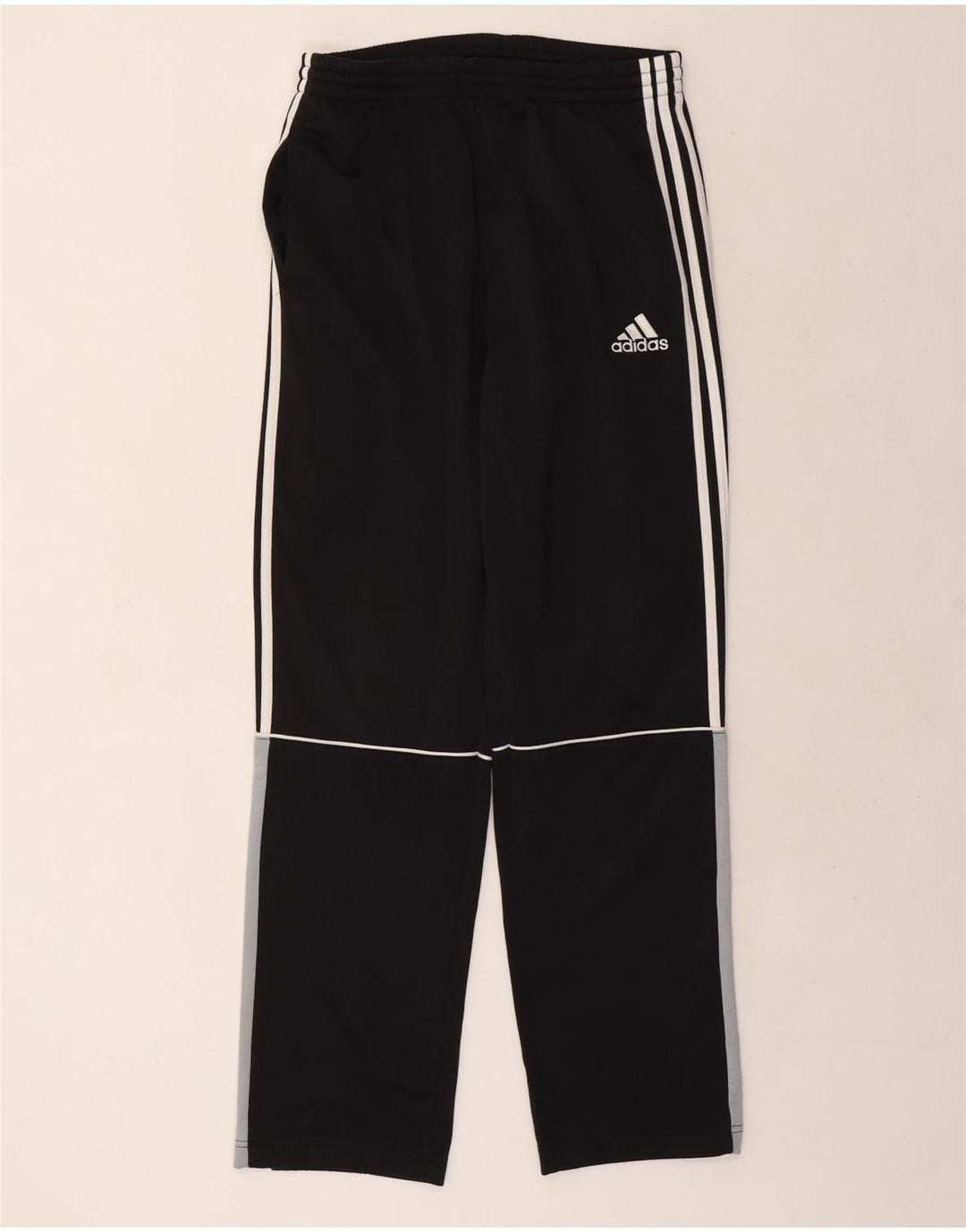 Pantalón de chándal ADIDAS Hombre Mediano Negro Colorblock Poliéster