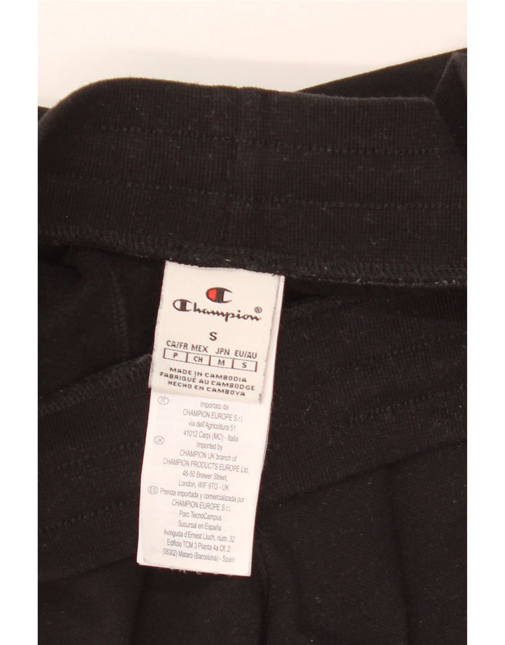 Champion Pantalones De Chándal Para Hombre Pequeños De Algodón Negro