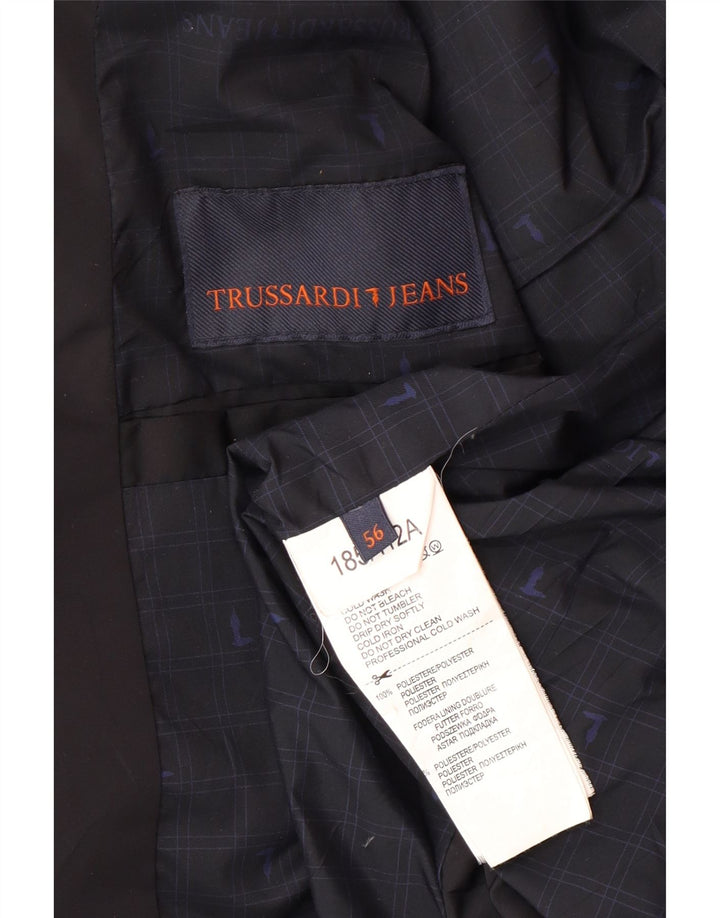 TRUSSARDI JEANS Chaqueta acolchada para hombre IT 56 3XL Negro Poliéster