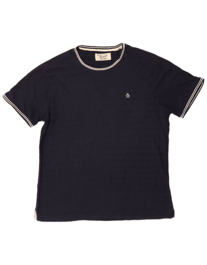 Camiseta Penguin Hombre Top XL Azul Marino