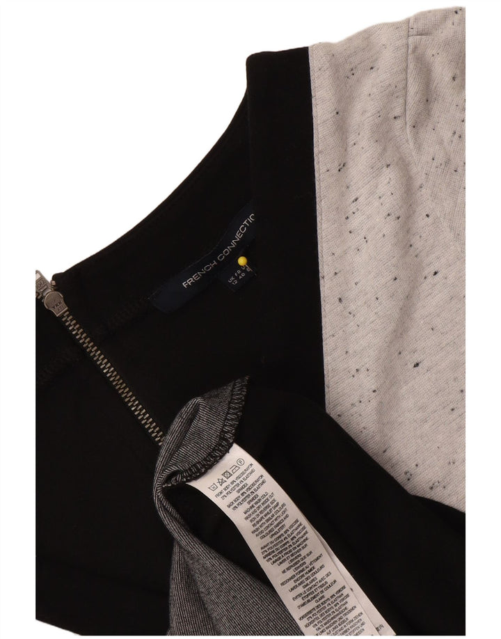 Vestido tubo para mujer de French Connection UK 42 Viscosa con bloques de color gris medio