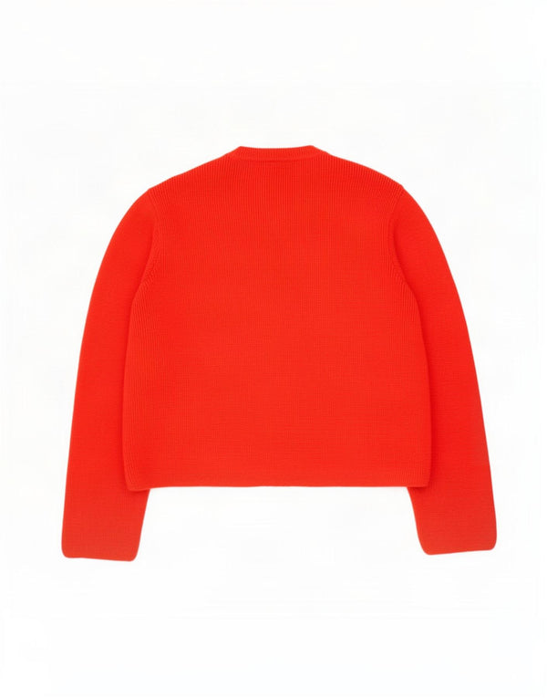 Marks & Spencer Suéter tipo cárdigan de corte holgado para mujer Reino Unido 44 Acrílico rojo mediano