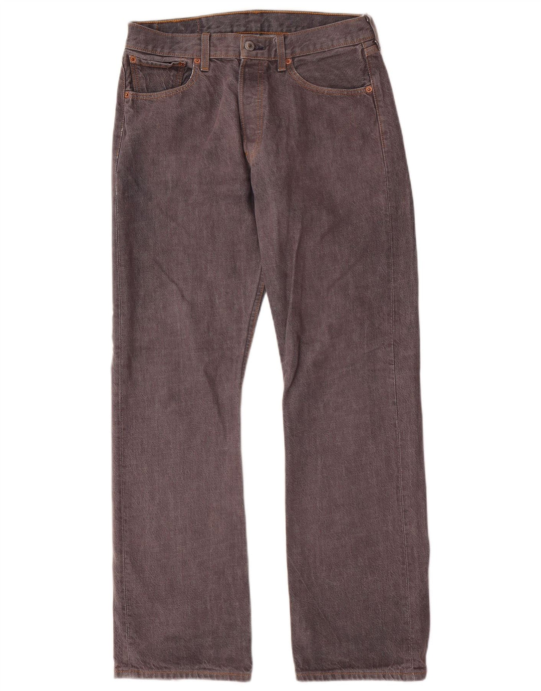 Levi's Vaqueros rectos 501 para hombre W32 L32 Algodón gris