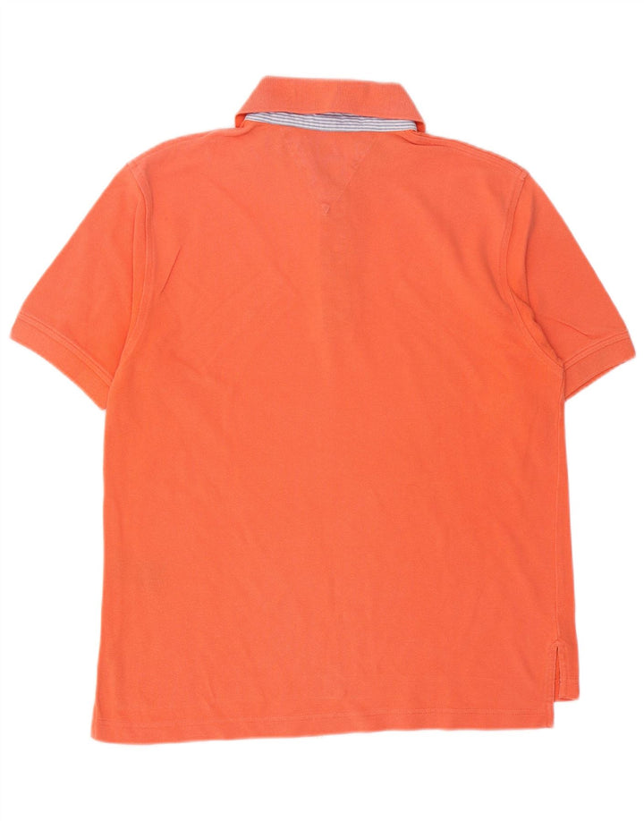 TOMMY HILFIGER Polo para hombre de algodón naranja medio