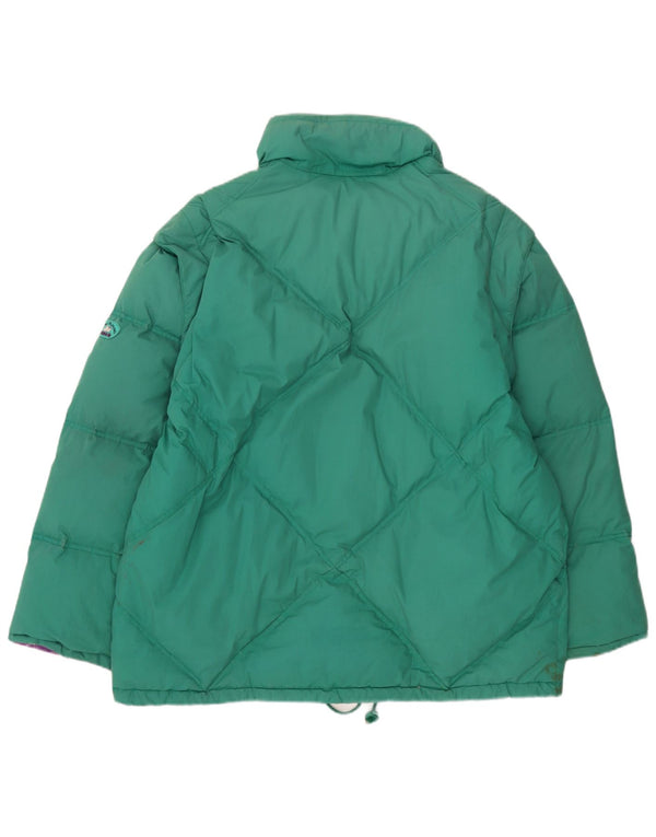 Diadora Chaqueta acolchada reversible holgada para hombre UK 40 Grande Poliéster verde