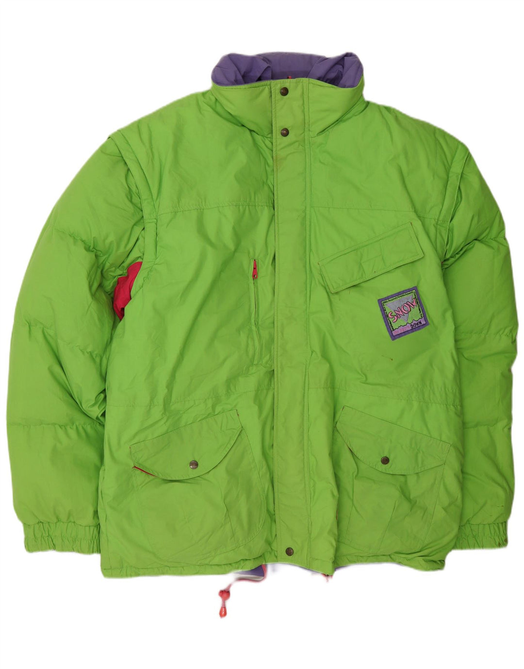 MC Kee's Chaqueta acolchada reversible para hombre UK 42 XL Verde