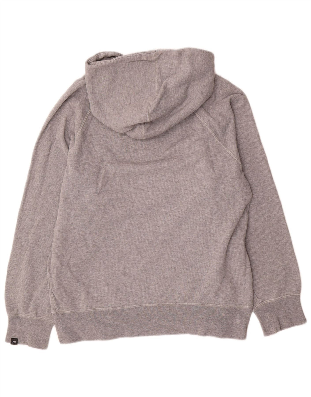 Nike Jersey con capucha gráfica para hombre, talla pequeña, algodón gris