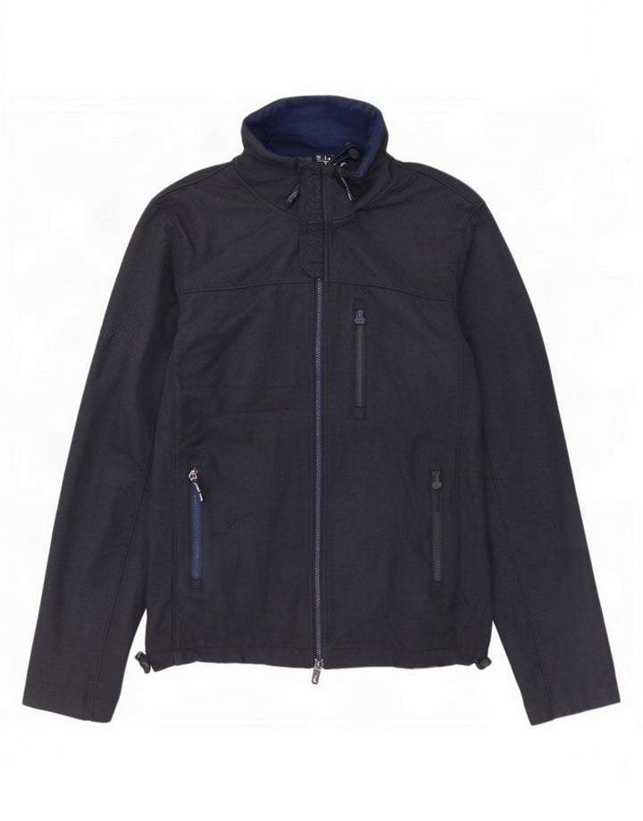 Superdry Chaqueta cortavientos Windtrekker para hombre UK 42 XL Poliéster azul marino