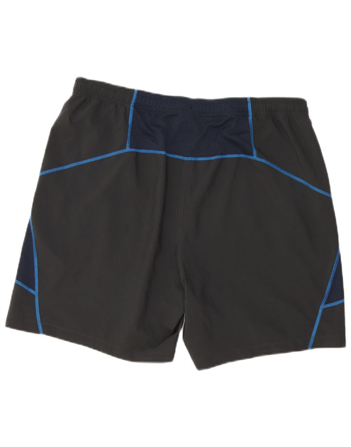 The North Face Pantalones cortos deportivos con gráficos para hombre Poliéster a rayas negras grandes