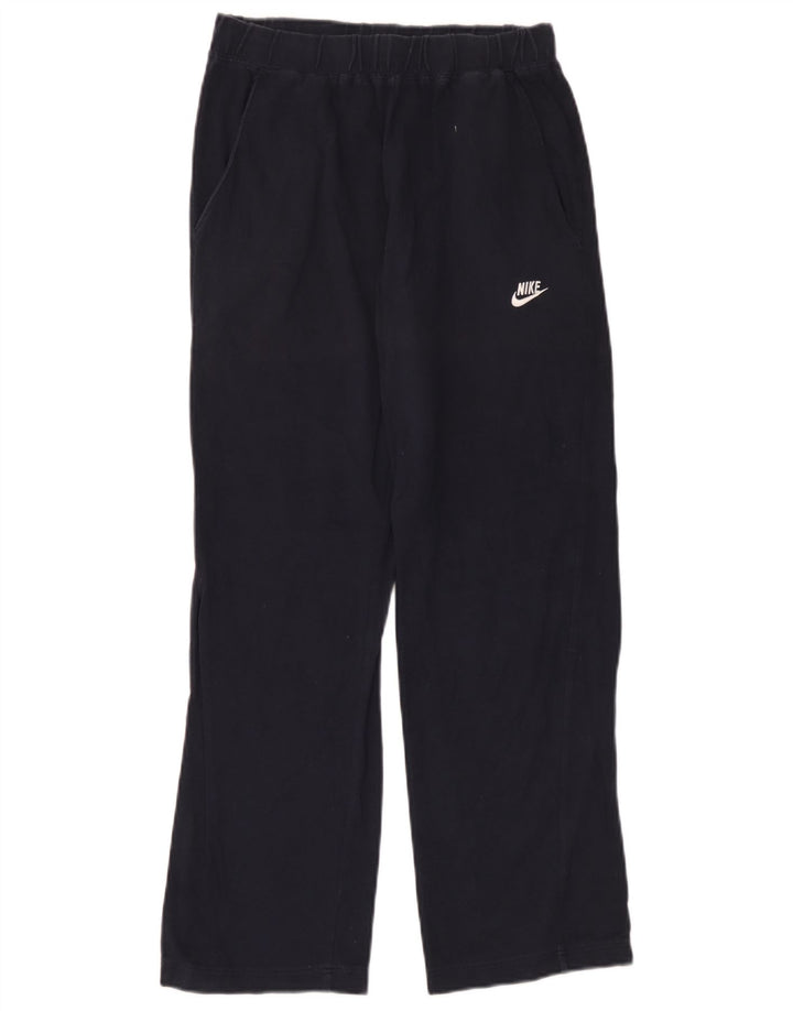 Nike - Pantalones de chándal para hombre, talla pequeña, algodón azul marino