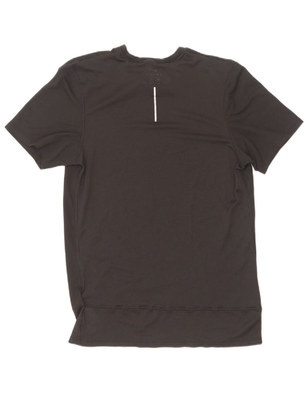 Camiseta Nike Dri Fit para hombre Top poliéster negro mediano