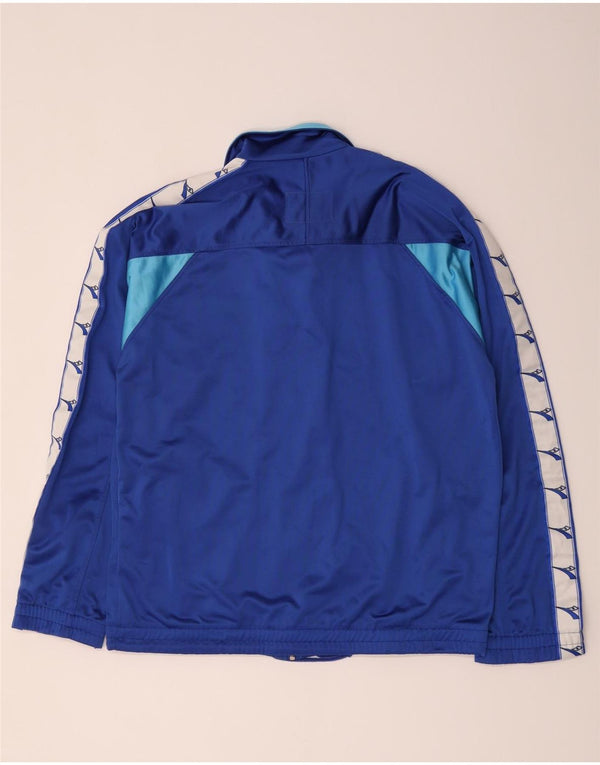 Diadora Mens Graphic Chándal Top Chaqueta ES 44 XL Azul Colorblock