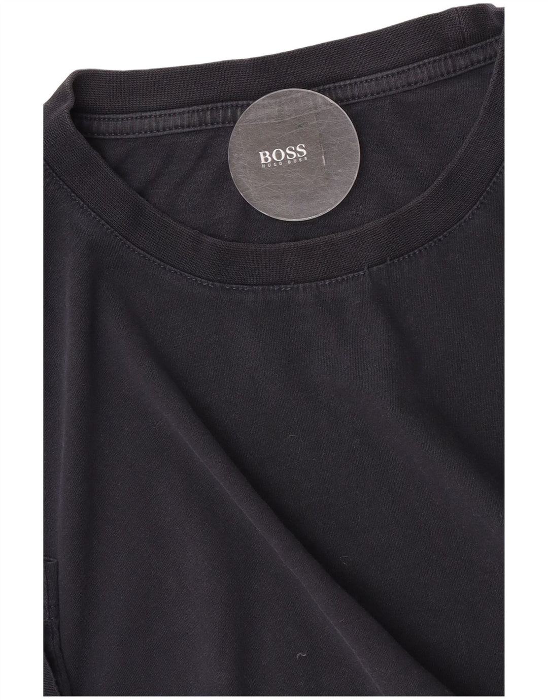 Hugo Boss Hombre Camiseta Top Grande Azul Marino