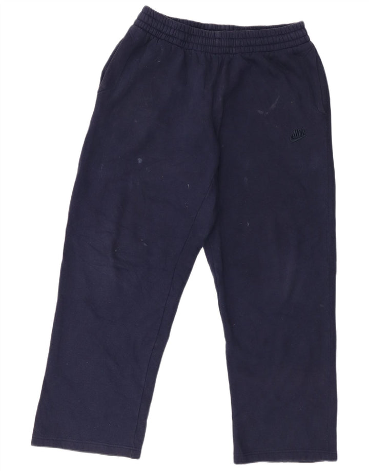 Nike - Pantalón de chándal para hombre, talla grande, color azul marino, algodón