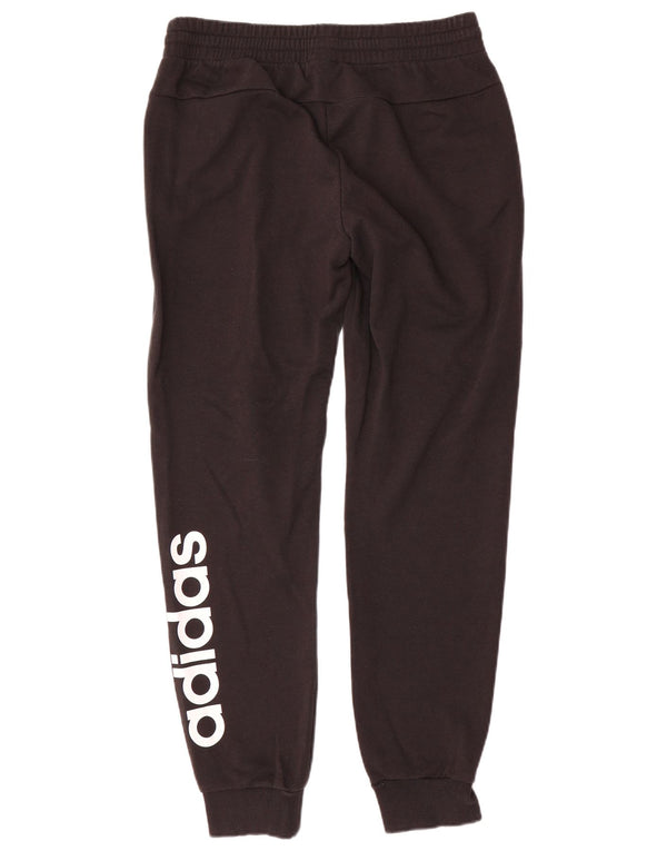 Adidas Mujer Graphic Chándal Pantalones Joggers UK 12/14 Mediano Negro